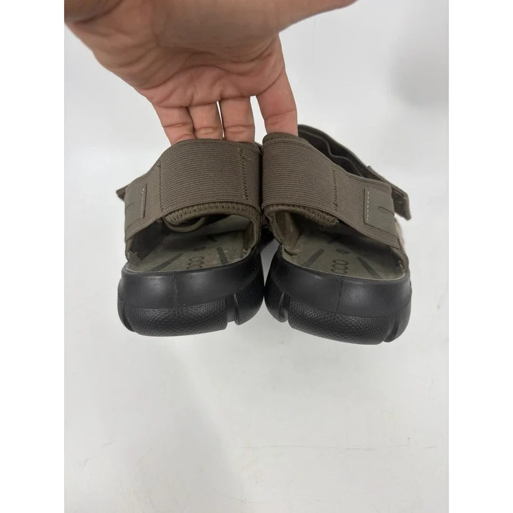 ECCO Intrinsic Tarmac Sport Sandals Leather Elastic Comfort Walking EU 45 US 11
